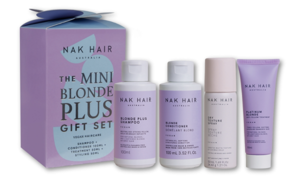 Nak Hair The Mini Blonde Plus Gift Set for Blonde Hair