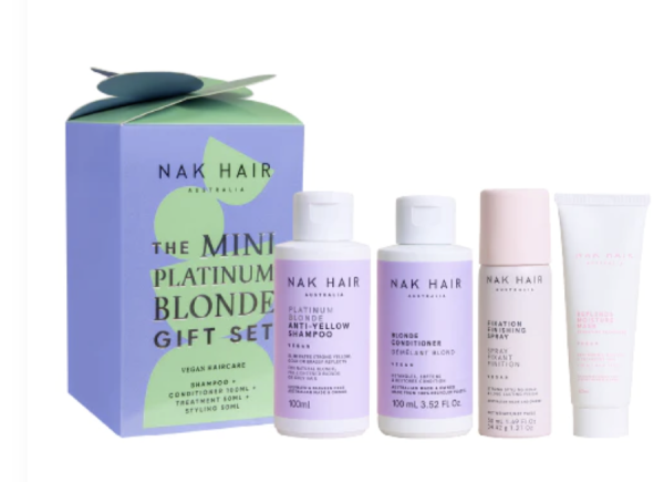 NAK The Mini Platinum Blonde Gift Set for Blonde Hair