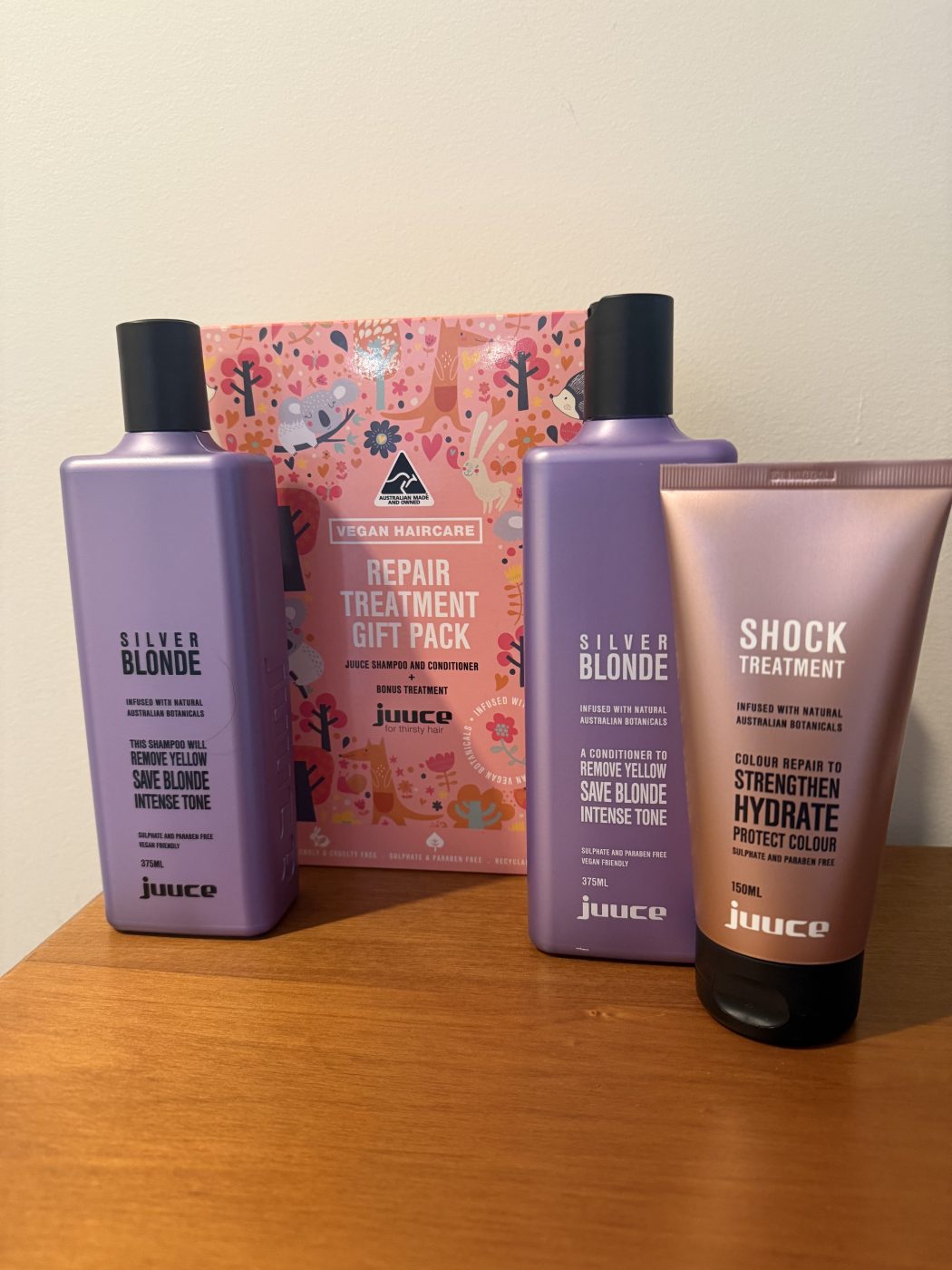 Juuce Repair Silver Blonde Trio Treatment Gift Pack
